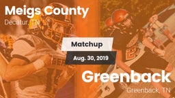 Matchup: Meigs County vs. Greenback  2019