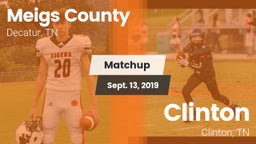 Matchup: Meigs County vs. Clinton  2019