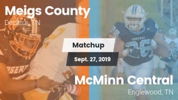 Matchup: Meigs County vs. McMinn Central  2019