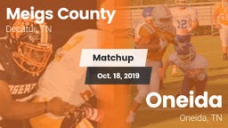 Matchup: Meigs County vs. Oneida  2019