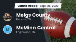 Recap: Meigs County  vs. McMinn Central  2020