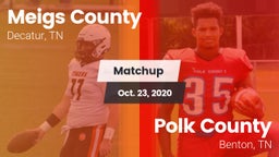 Matchup: Meigs County vs. Polk County  2020