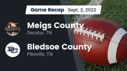 Recap: Meigs County  vs. Bledsoe County  2022