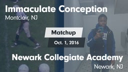 Matchup: Immaculate Conceptio vs. Newark Collegiate Academy  2016