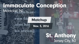 Matchup: Immaculate Conceptio vs. St. Anthony  2016