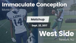 Matchup: Immaculate Conceptio vs. West Side  2017