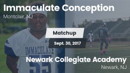 Matchup: Immaculate Conceptio vs. Newark Collegiate Academy  2017