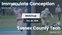 Matchup: Immaculate Conceptio vs. Sussex County Tech  2018