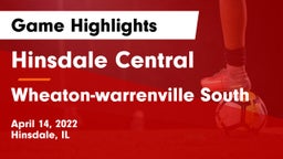 Hinsdale Central  vs Wheaton-warrenville South Game Highlights - April 14, 2022