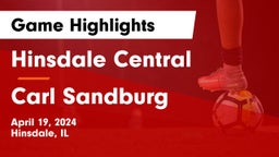 Hinsdale Central  vs Carl Sandburg  Game Highlights - April 19, 2024