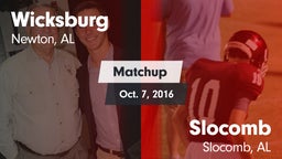 Matchup: Wicksburg vs. Slocomb  2016