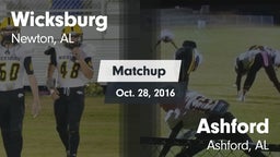 Matchup: Wicksburg vs. Ashford  2016