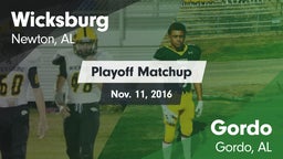 Matchup: Wicksburg vs. Gordo  2016