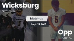 Matchup: Wicksburg vs. Opp  2017
