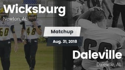 Matchup: Wicksburg vs. Daleville  2018