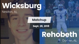 Matchup: Wicksburg vs. Rehobeth  2018