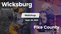 Matchup: Wicksburg vs. Pike County  2019