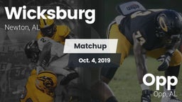 Matchup: Wicksburg vs. Opp  2019