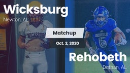 Matchup: Wicksburg vs. Rehobeth  2020