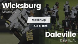 Matchup: Wicksburg vs. Daleville  2020