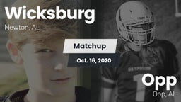 Matchup: Wicksburg vs. Opp  2020