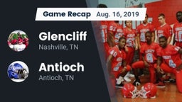 Recap: Glencliff  vs. Antioch  2019