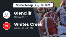Recap: Glencliff  vs. Whites Creek  2022