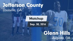 Matchup: Jefferson County vs. Glenn Hills  2016