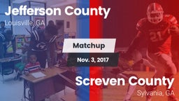 Matchup: Jefferson County vs. Screven County  2017