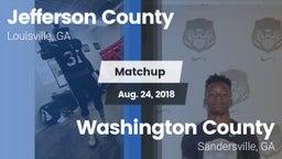 Matchup: Jefferson County vs. Washington County  2018