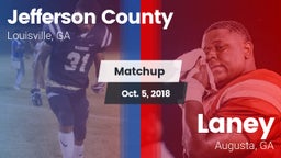 Matchup: Jefferson County vs. Laney  2018