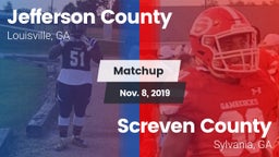 Matchup: Jefferson County vs. Screven County  2019