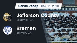 Recap: Jefferson County  vs. Bremen  2020