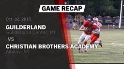 Recap: Guilderland  vs. Christian Brothers Academy  2015
