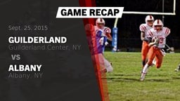 Recap: Guilderland  vs. Albany  2015