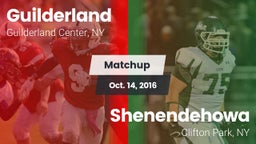 Matchup: Guilderland vs. Shenendehowa  2016