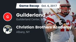 Recap: Guilderland  vs. Christian Brothers Academy  2017