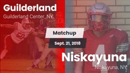Matchup: Guilderland vs. Niskayuna  2018