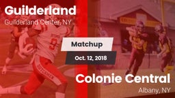 Matchup: Guilderland vs. Colonie Central  2018