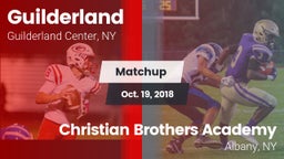 Matchup: Guilderland vs. Christian Brothers Academy  2018