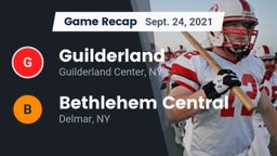 Recap: Guilderland  vs. Bethlehem Central  2021