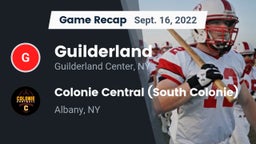 Recap: Guilderland  vs. Colonie Central  (South Colonie) 2022