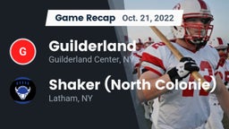 Recap: Guilderland  vs. Shaker  (North Colonie) 2022