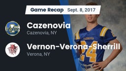 Recap: Cazenovia  vs. Vernon-Verona-Sherrill  2017