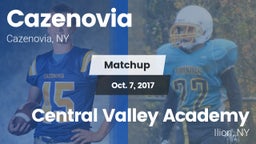 Matchup: Cazenovia vs. Central Valley Academy 2017