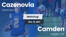 Matchup: Cazenovia vs. Camden  2017