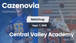 Matchup: Cazenovia vs. Central Valley Academy 2018