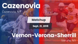 Matchup: Cazenovia vs. Vernon-Verona-Sherrill  2018
