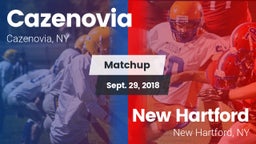 Matchup: Cazenovia vs. New Hartford  2018