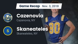 Recap: Cazenovia  vs. Skaneateles  2018